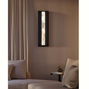 Minimalist <b>Wall</b> Lamp 40CM 60CM 80CM LED <b>Light</b> Source <b>Switch</b> Control For Bedroom Background Lighting - Product Image 1