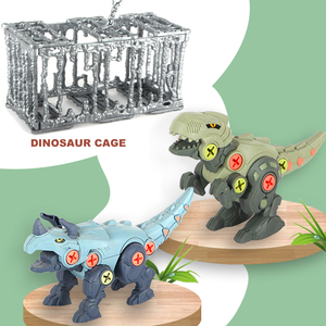 บล็อกตัวต่อพลาสติกตัวต่อเพื่อการศึกษาของเล่นไดโนเสาร์สำหรับเด็กผู้ชายตัวต่อของเล่น<span class=keywords><strong>การ์ตูน</strong></span>ทำจากพลาสติกเพื่อการศึกษา - Product Image 3