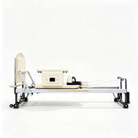 Reformer Pilates Professionnel Haut de Gamme avec Cadre en Aluminium pour Salle de Sport, Studio de Pilates et Musculation