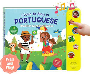 Libro Sonoro Interattivo per Bambini con Canzoni e Ritmici Brasiliani in Portoghese, Produzione OEM - Product Image 2