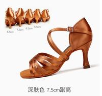 Nouvelles Chaussures de Danse Latine Professionnelles pour Femmes 2025 – Talons Hauts Personnalisés pour Tango, Jazz et Salsa