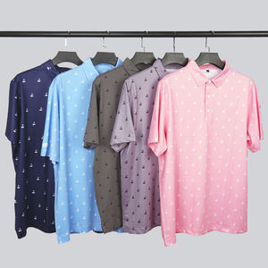 Polos bordados con logotipo personalizado para entrenadores 92 poliéster 8 Spandex diseño personalizado ropa de golf Polo - Product Image 5