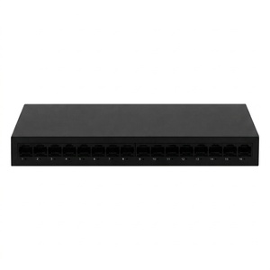 Red Ethernet Gigabit Completa Sin Administración HC-SWG00160 de 16 Puertos 10/100/1000Mbps para Escritorio o Montaje en Pared para Oficina, CCTV y Seguridad - Product Image 1