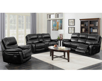 Canapé Chesterfield français de fournisseur chinois, trois places, inclinable avec fonction balancelle, adapté aux chambres et aux hôtels