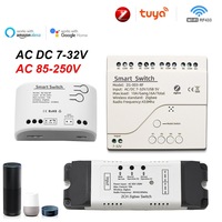 Tuya Smart Home Wifi Relais Module Zigbee Compatible 85-250V/220V Commutateur Alexa Google Assistant Compatible Télécommande Commutateur