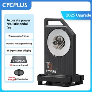 [Choix des équipes] Plateforme d'entraînement de cyclisme d'intérieur CYCPLUS T2 Smart Direct-Drive Trainer pour cassette 12 vitesses – Édition <span class=keywords><strong>été</strong></span> - Product Image 5