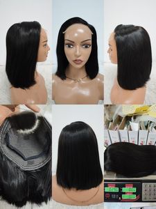 Promoción: Pelucas sin pegamento HD Lace 12A 5x5 con cierre de encaje, estilo Bob, SDD Double Drawn, con raya en C, 10 pulgadas, 100% cabello humano virgen, 300 gramos - Product Image 3