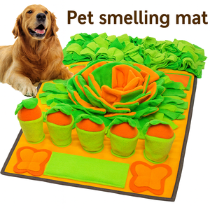 Büyük çevre dostu yıkanabilir bulmaca battaniye köpek ve kedi burun eğitim snumat Mat interaktif hareket Pet oyuncak havuç şekli - Product Image 3