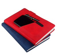 Carnet de notes d'affaires promotionnel de haute qualité format A6 A5 A4 carnet de notes en cuir PU à couverture rigide