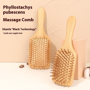 Peine de <span class=keywords><strong>Bambú</strong></span> para Cabello Largo, con Cojín de Aire, para Mujer, de Moda, para el Hogar, Precio de Fábrica - Product Image 3