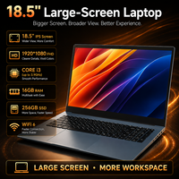 Ordinateurs portables neufs 18,5 pouces Intel Core I3-10100Y 8 Go de RAM 256 Go SSD FHD IPS WiFi 6 Ordinateur portable professionnel Vente en gros OEM