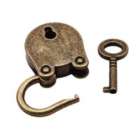 Meilleures ventes 2025 – Mini boucle en forme d'ours en cuivre antique, accessoire de bagage haut de gamme, cadenas rétro chinois