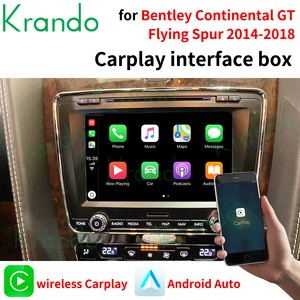 Interfaz Krando Carplay para Bentley Continental GT Flying Spur 2014 -2018, navegación para coche, caja de Actualización automática <span class=keywords><strong>Android</strong></span>, Plug and Play - Product Image 2