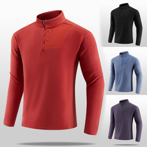 เสื้อยืดแขนยาวสำหรับผู้ชายทรงเข้ารูปแห้งเต็มตัวแบบยืดได้ - Product Image 3