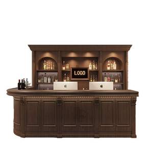 Dingshuai europeo moderno legno massello vernice armadietto per cucina abbigliamento caffè bistrot Bar luce angolo arco registratore di cassa - Product Image 6