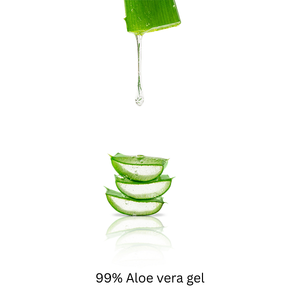 Gel d'aloe vera rafraîchissant à base de plantes de qualité supérieure pour le soin du visage, hydratant, réparateur et améliorant l'éclat naturel de la peau - Product Image 3