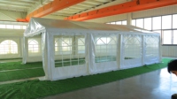 Tente dôme en acier sur mesure pour événements de luxe en plein air, fêtes, mariages, avec installation facile, à vendre