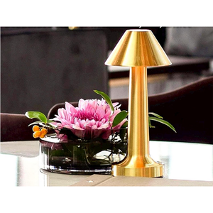 Dimmable Gold Colored <b>Table</b> <b>Lamp</b> With USB Cable And Non Slip <b>Base</b> For Desk Night Light - Product Image 3
