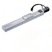 Module de mouvement linéaire à vis à billes, guide linéaire à rail unique, capteur externe, course personnalisée, pour bras robotique, ligne d'assemblage, moteur 100W
