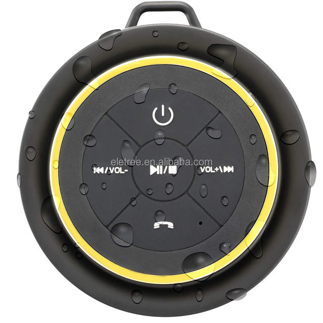F012s Portable Shower Speaker IPX7 Waterproof Outdoor Smart BT MP3 Mini Wireless Speaker with Suction Cup