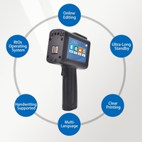 Impresoras de Inyección de Tinta de Alta Calidad con Mango, Caja de Cartón, Impresora de Inyección de Tinta Inteligente, Máquinas de Codificación Digital para Impresión de Bolsas, Motor