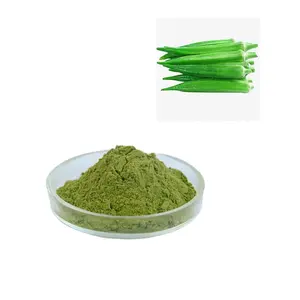 Factory Supply High Quality Okra Dehydrated Vegetable Powder