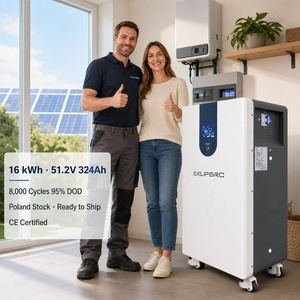 แบตเตอรี่ลิเธียม LiFePO4 แบบ Prismatic Cell 16.5kWh 51.2V 324Ah สต็อกในโปแลนด์ EU 8000 รอบการใช้งาน สำหรับระบบกักเก็บพลังงานแสงอาทิตย์แบบออฟกริด - Product Image 1