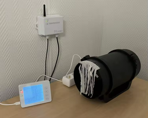 Controlador de CO2 de Doble Canal con Comunicación LoRa, Control de Ventilación Interior para Hogar, Escuela, Hotel, Gimnasio, Monitor de CO2 - Product Image 5