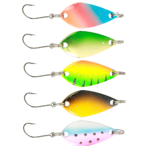 เหยื่อ<span class=keywords><strong>ตก</strong></span><span class=keywords><strong>ปลา</strong></span>โลหะ TGD รุ่น Best Metal Spoon Lure น้ำหนัก 2.5 กรัม 3.5 กรัม 5 กรัม สำหรับ<span class=keywords><strong>ปลา</strong></span>เทราต์ <span class=keywords><strong>ปลา</strong></span>บาส แบบตีเหยื่อ <span class=keywords><strong>ตก</strong></span><span class=keywords><strong>ปลา</strong></span>แบบ Slow Fall Jigging ใบพัดสะท้อนแสง สำหรับน้ำจืด - Product Image 1