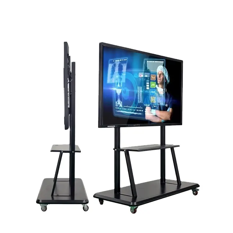 Nhà Máy Bán Buôn 75 86 98 110 inch lớp Android LCD hiển thị kỹ thuật số Tương tác thông minh giá bảng tương tác bảng trắng để bán