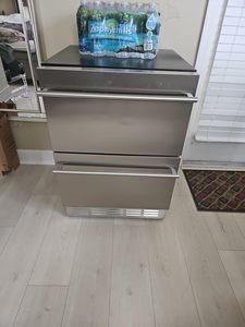 NE-359-12 Dual Zone Undercounter Drawer Refrigerator for Household Cafe <b>Bar</b> <b>Drink</b> Ice Cream Storage Cooler Cabinet - Product Image 5