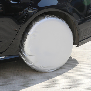 <b>Set</b> of 4 <b>Waterproof</b> 190T Polyester Taffeta Tire Covers Anti-UV Sun/Snow/Rain for Trailers Campers SUVs & Trucks - Product Image 1