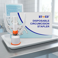 Agrafeuse chirurgicale jetable pour la circoncision, agrafeuse chirurgicale pour l'urologie, dispositif médical à usage unique pour la circoncision, fabricant de dispositifs médicaux