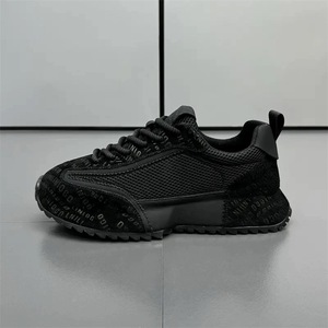 Chaussures à talons hauts très vendues, chaussures pour hommes à semelle en cuir, chaussures de sport respirantes et décontractées à plateforme, chaussures à semelle épaisse pour papa, chaussures pour hommes - Product Image 5