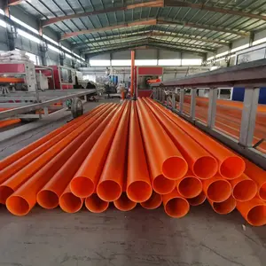 China factory pvc flexible conduit pipe corrugated electrical cable wire pipes 16mm 20mm 25mm 32mm 38mm 40mm 50mm