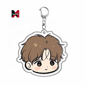 พวงกุญแจอะคริลิคแนวเว็ตตูนเกาหลีคำสาปดีไซน์รูปหมูสำหรับเกมและการขาย - Product Image 2