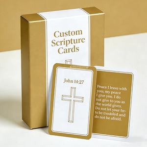 Cartes bibliques inspirantes portables écologiques, cartes de pleine conscience quotidiennes personnalisées pour les chrétiens - Product Image 4