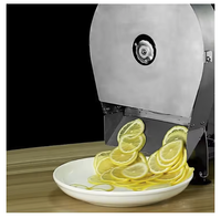 Bananen-, groente-, ui- en cassave-snijmachine, plantainchips-snijmachine, citroensnijder
