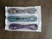 Kabel Data USB C Fast Charging PD 2 in 1 Multifungsi dengan Jalinan Nilon, Layanan OEM Logo Kustom Berkualitas Tinggi