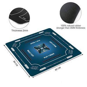 FX Cross-border Luxury Mahjong Natural Rubber Automatic Modern Casino Standard Simple Oversized Thickened <b>Table</b> <b>Mat</b> Mute - Product Image 1