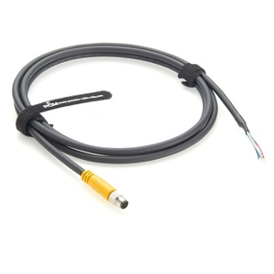 Kabel Trigger Kamera Industri M8 6-Pin A-Code Male ke Flying Lead 26AWG Kabel Fleksibel Tinggi Berpelindung Kompatibel Basler Boost ACE - Product Image 5