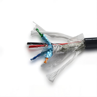 Câble hybride pour caméra sous-marine personnalisé 2x1.0+STP 4x2x24AWG basse tension CE ROHS avec conducteur en cuivre, isolation en PE et gaine en PU