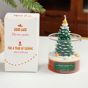 New Year's Eve Decorative Soy <b>Wax</b> <b>Candles</b> High-Appearance Level Christmas Glass Scented <b>Candles</b> with Unique Creativity - Product Image 6