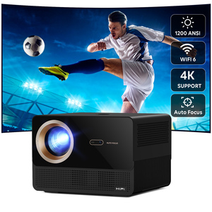 1200 ansilum ngắn ném Máy chiếu laser 4K UHD 1080P nhà/giáo dục chuyên nghiệp nhà hát kinh doanh máy chiếu - Product Image 1