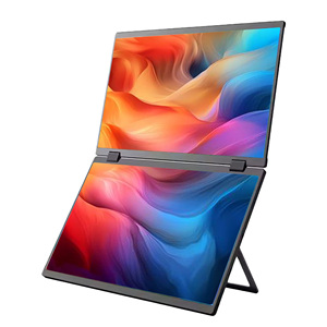 Factory Wholesale Brand New 15.6-Inch 1920*1080P IPS LCD <strong>Dual</strong> Screen Portable <strong>Monitor</strong> Supports Businesses of All Sizes - Product Image 1