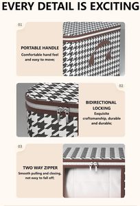 New Clothes <b>Storage</b> Bag Foldable <b>Storage</b> Containers <b>Blanket</b> <b>Storage</b> Bags for Organizing Clothing Sweater Pant Jacket Coat - Product Image 5