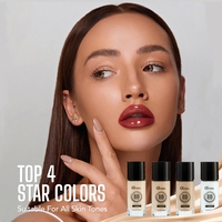 Fond de Teint Liquide Correcteur Anti-Discoloration 30ml Longue Tenue OEM Vente en Gros
