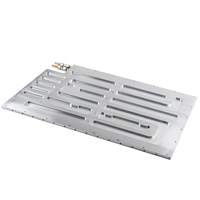 Refroidisseur d'eau en aluminium haute puissance personnalisé plaque de refroidissement liquide brasé nouveau dissipateur de chaleur pour les applications de réfrigération
