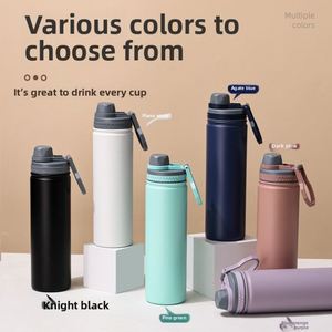 Custom Logo 530/750ML Stainless Steel Vacuum Flask Insulated Travel Cup & Thermos <b>Bottle</b> with <b>Coffee</b> Mug Customizable Logo - Product Image 2