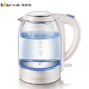 กาต้มน้ำไฟฟ้า Bear ขนาด 1.7 ลิตร แบบแก้ว พร้อมไฟแสดงสถานะ - Product Image 1